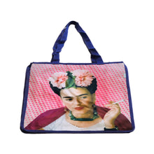 Load image into Gallery viewer, Frida Kahlo Grocery Bag By Wajiro Dream -Mexipop Art Design
