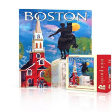 Load image into Gallery viewer, Boston Mini Puzzle Jigsaw 100 Pieces - New York Puzzle Company
