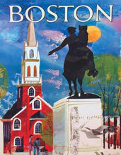 Load image into Gallery viewer, Boston Mini Puzzle Jigsaw 100 Pieces - New York Puzzle Company
