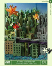 Load image into Gallery viewer, Smarter Greener Better 500 Pieces Jigsaw Puzzle by New York Puzzle Co.
