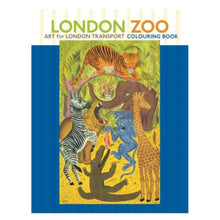 Load image into Gallery viewer, London Zoo: Art for London Transport Colouring Book
