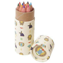 Load image into Gallery viewer, Set Of 3 Egyptian Hieroglyphs Pencil Tube with Colouring Pencils
