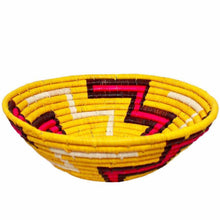 Load image into Gallery viewer, Raffia Fruit Basket Lemon Base, 30cm. Fair Trade, Eco and Ethical Gifts for the Trade
