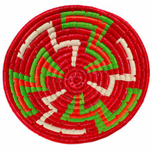 Load image into Gallery viewer, Raffia Fruit Basket Orange Base, 30cm. Fair Trade, Eco and Ethical Gifts for the Trade
