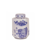 Load image into Gallery viewer, Porcelain Scalloped Tea Caddy
