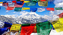 Load image into Gallery viewer, Mini Prayer Tibetan Buddhist Flags Set of 10 - Handmade Nepal
