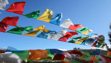 Load image into Gallery viewer, Mini Prayer Tibetan Buddhist Flags Set of 10 - Handmade Nepal
