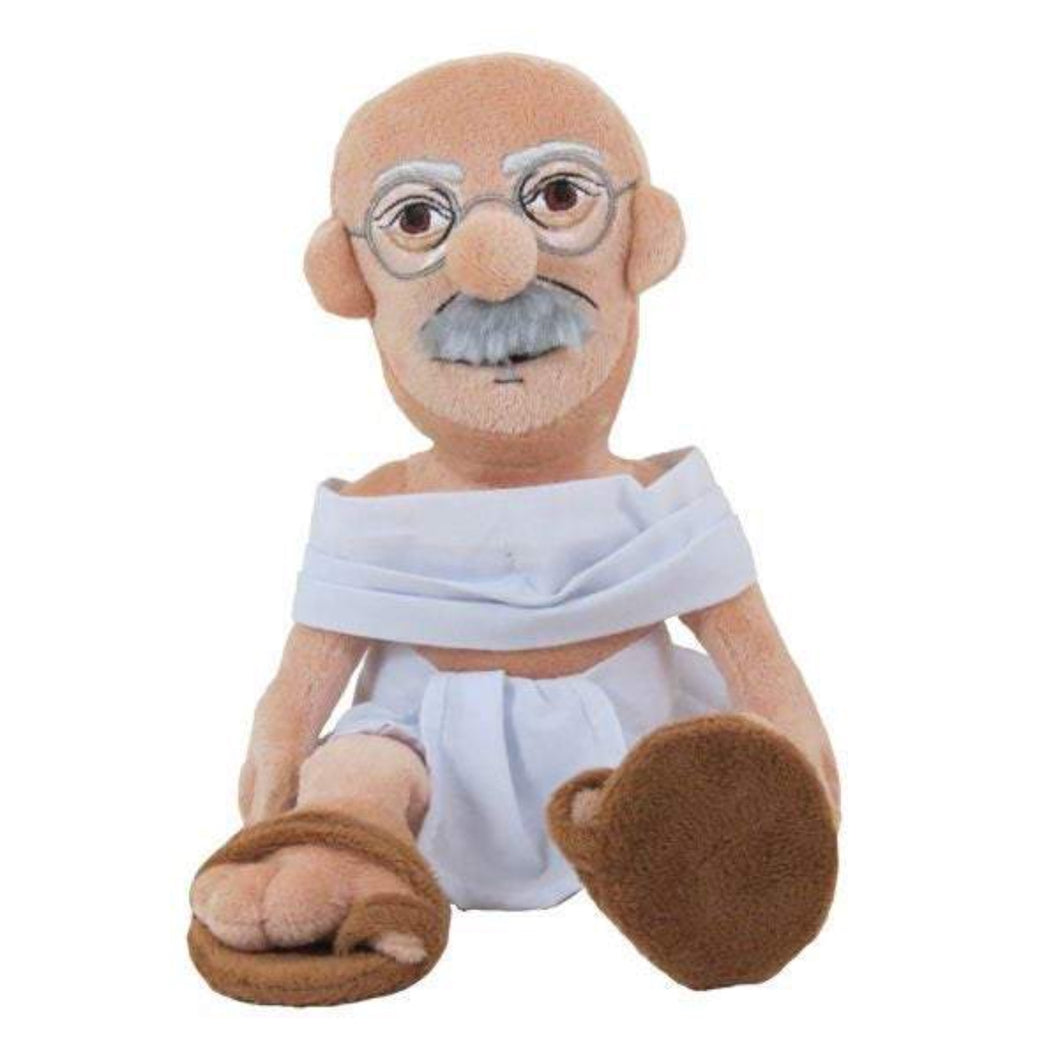 Mahatma Gandhi Little Thinker Giftware - Plush Doll for Kids and Adults - The Unemployed Philosophers Guild