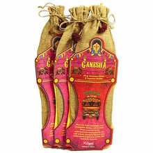 Load image into Gallery viewer, Set Of 3 Incense and holder in jute bag Ganesha Fair Trade. Giftware
