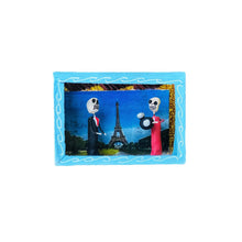Load image into Gallery viewer, Mexican Skeleton &quot;Paris Eiffel Tower&quot; Showcase Small - Handcrafts
