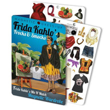 Load image into Gallery viewer, Frida Kahlo Artist Magnetic Dress Up Doll Play Set The Unemployed Philosophers Guild
