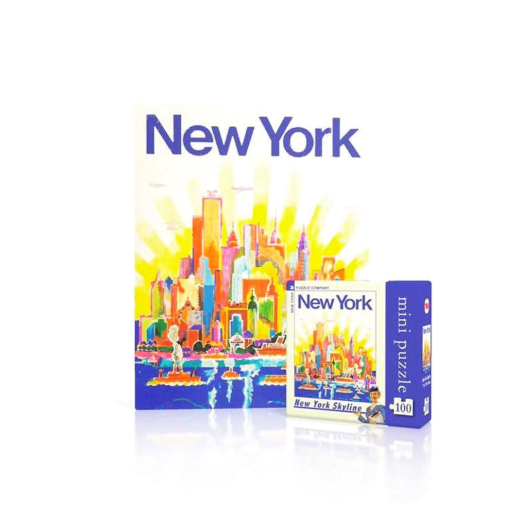 New York Skyline 100 pieces Jigsaw Mini Puzzle - New York Puzzle Company