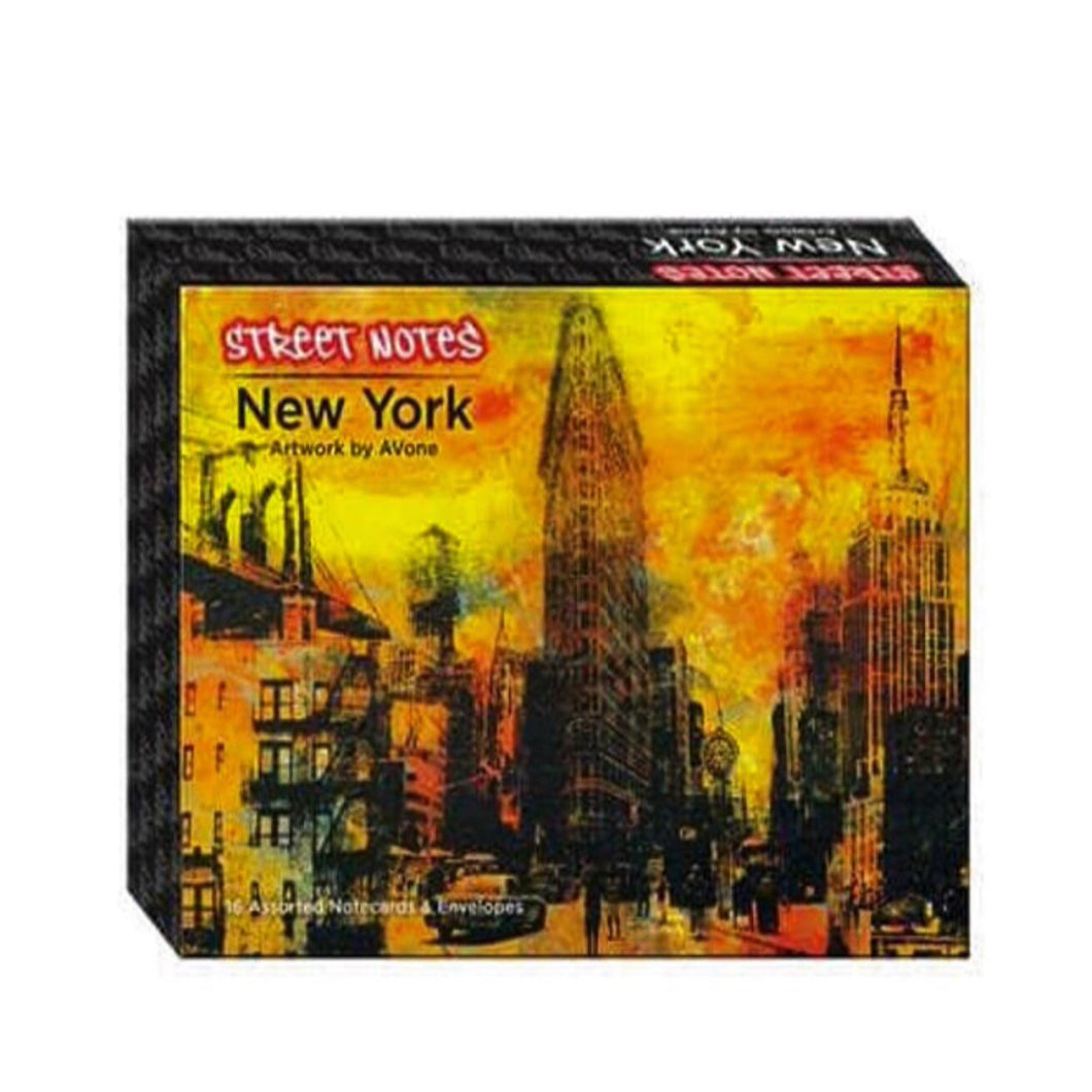 Street Notes - New York (Note Cards) - Street Notes Avone (author)
