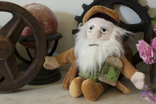 Load image into Gallery viewer, Leonardo Da Vinci Little Thinker Plush - The Unemployed Philosophers Guild - Plush Doll for Kids and Adults
