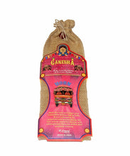 Load image into Gallery viewer, Set Of 3 Incense and holder in jute bag Ganesha Fair Trade. Giftware
