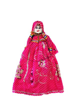 Load image into Gallery viewer, Rajasthani Puppet Couple Pink Colour Handmade
