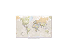 Load image into Gallery viewer, Medium Classic World Map Paper Single Side Lamination 84.1cm (w) x 59.4cm (h)
