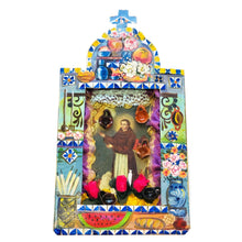 Load image into Gallery viewer, Saint Pascual Bailon &#39;Patron of Kitchens and Cooks&#39; Shrine 25cm - Mexican Handmade Art
