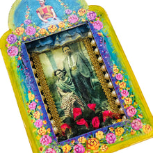 Load image into Gallery viewer, Frida and Diego Wedding Picture 1929 - Shrine 26cm - Mexican Folk Art
