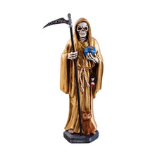 Load image into Gallery viewer, Golden Saint of Holy Death Standing Statue 30 cm
