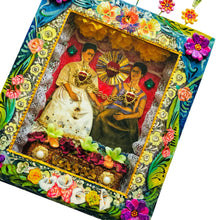 Load image into Gallery viewer, The Two Fridas Altar Hanging Box 50cm &#39; - Handcrafted Mexican Folk Art
