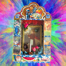 Load image into Gallery viewer, Saint Pascual Bailon Patron Saint of Kitchens and Cooks Shrine 25cm - Mexican Handmade Art
