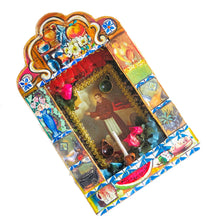 Load image into Gallery viewer, Saint Pascual Bailon Patron Saint of Kitchens and Cooks Shrine 25cm - Mexican Handmade Art
