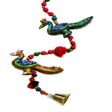 Load image into Gallery viewer, 2 Peacocks Wall Hanging Garland
